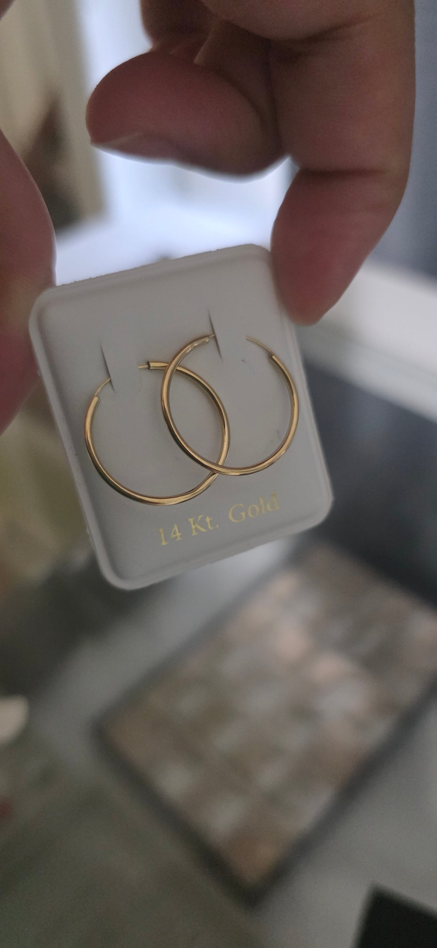 Aretes oro14k